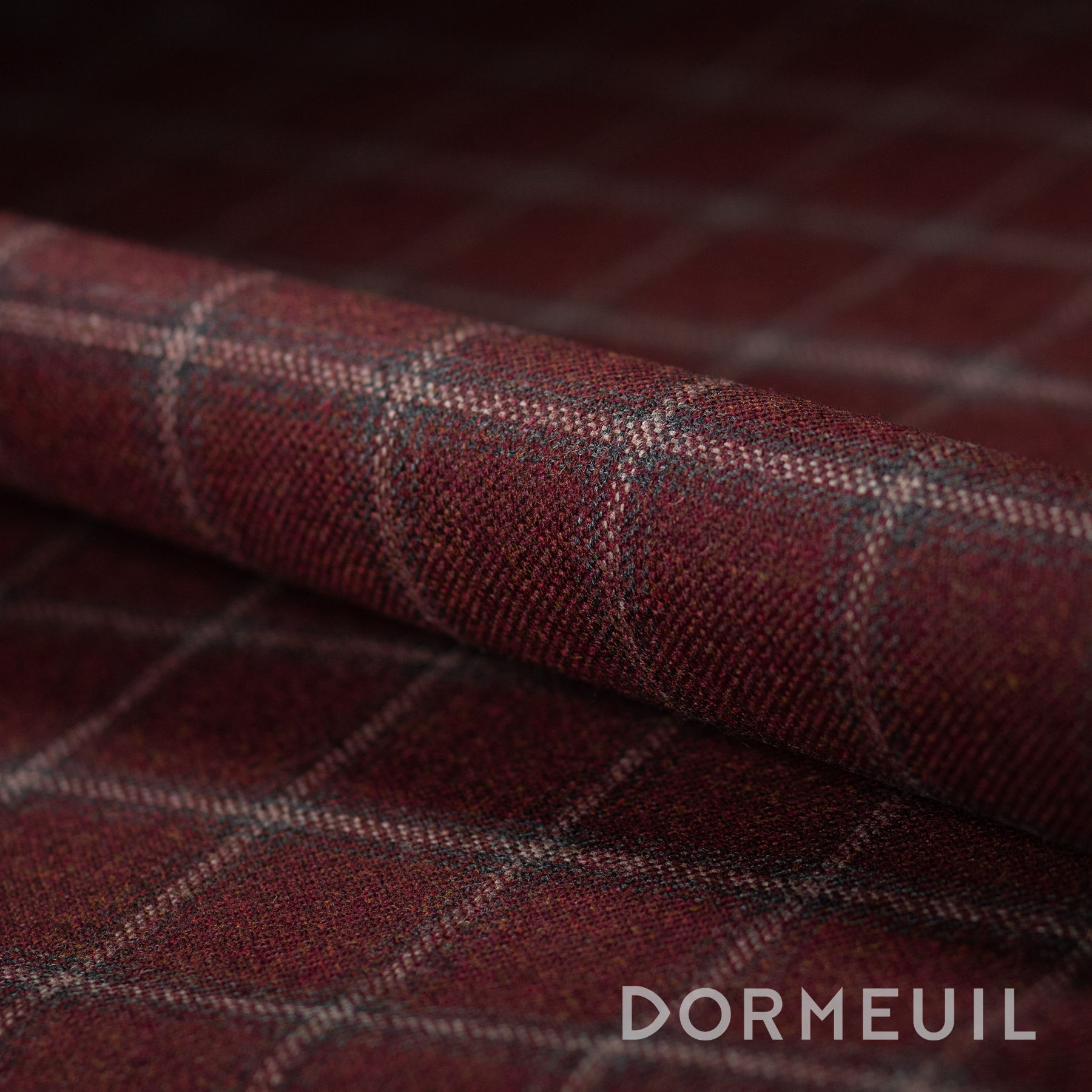 DORMEUIL Stoff Karo